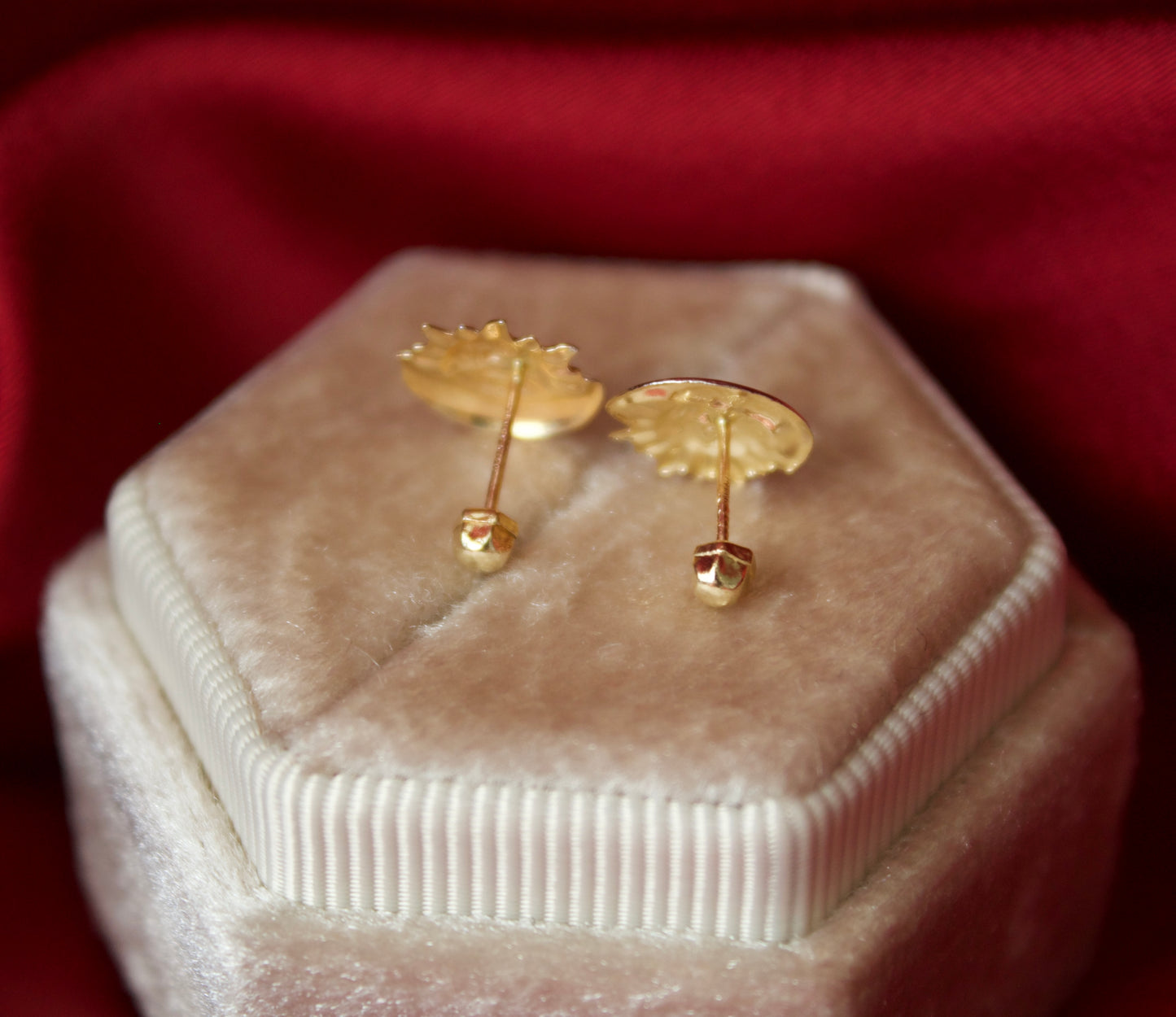 14K Gold Sol y Luna earrings