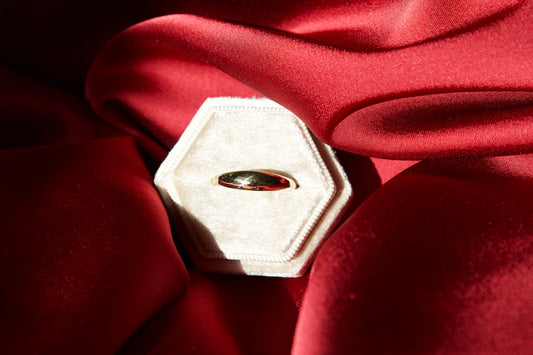 14k Gold timeless band ring size 8