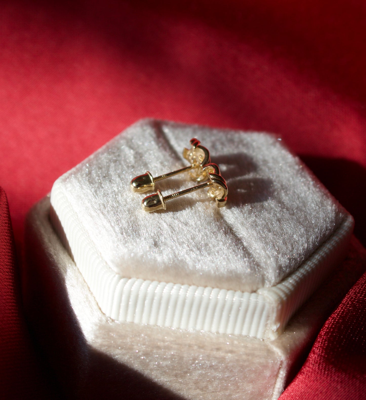 14K Gold knot earrings