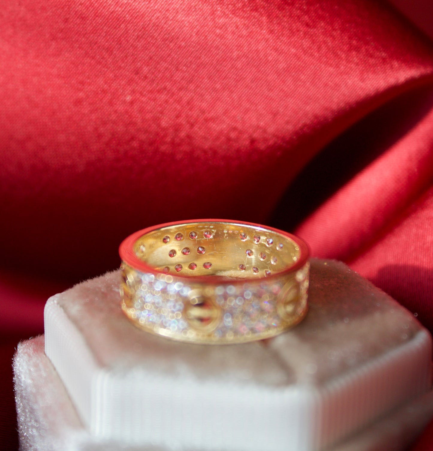 14K Gold Designer inspired ring size 7