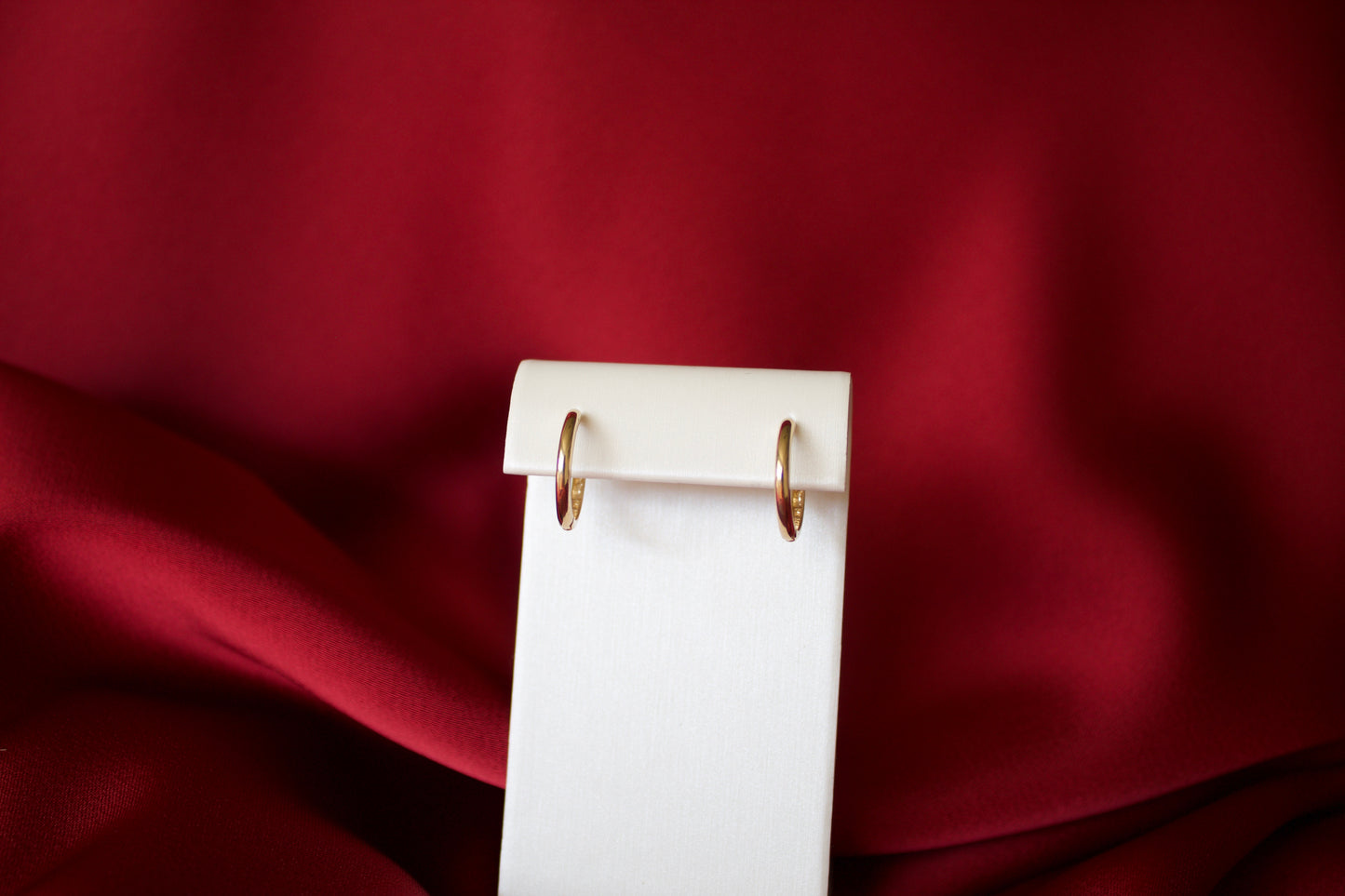 14K Gold hOop earrings (15mm)